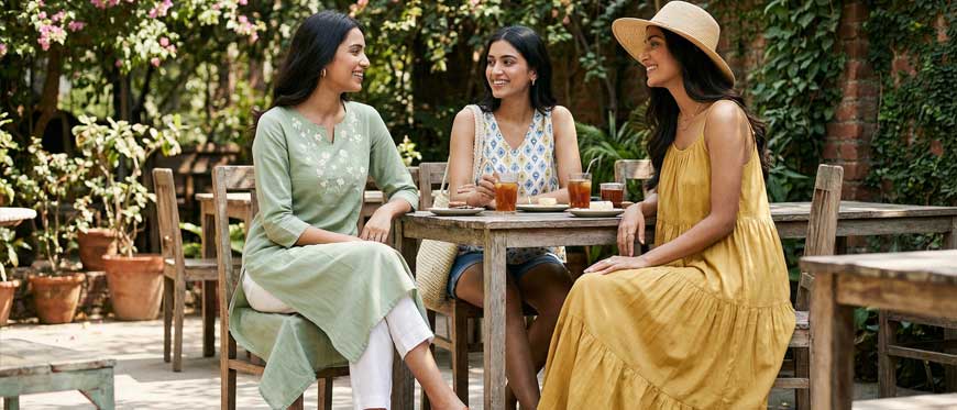 Summer Fashion Guide: Stylish Kurtis, Tops & Gowns for Women by SARVESTA